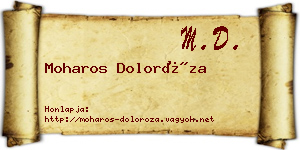 Moharos Doloróza névjegykártya
